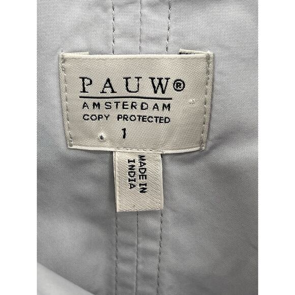 Pauw Amsterdam Gray Lace Top Rosette Shoulder Sleeveless Size 1 US Small - Picture 12 of 13